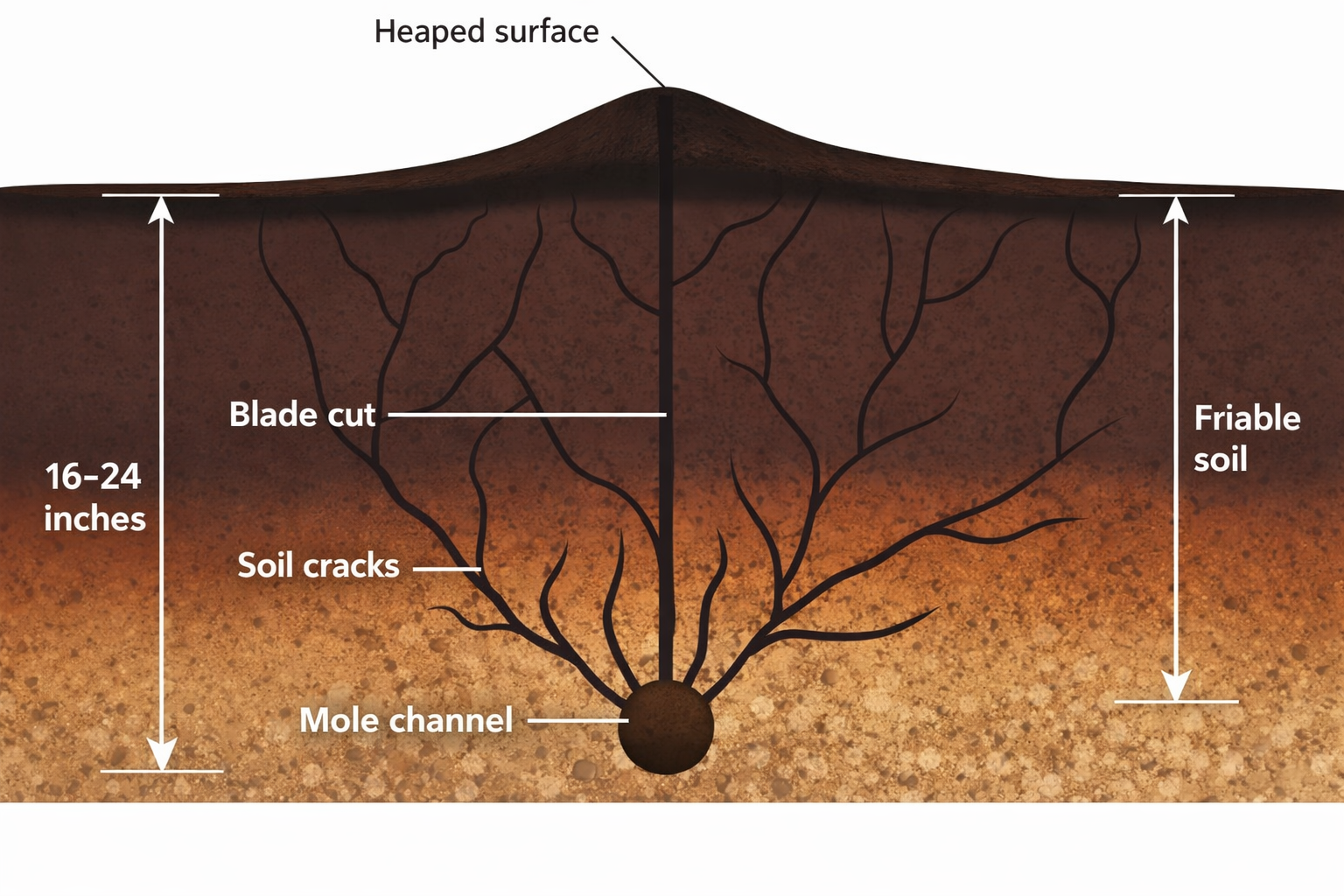 Moledrainage Diagram